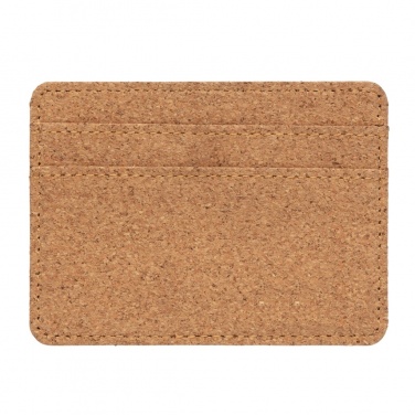 Logotrade business gift image of: Cork secure RFID slim wallet