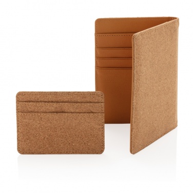 Logotrade promotional products photo of: Cork secure RFID slim wallet