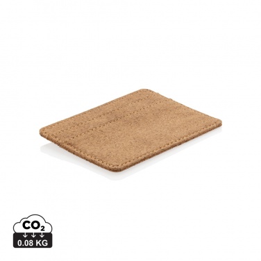 Logo trade promotional gift photo of: Cork secure RFID slim wallet