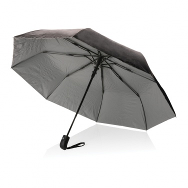 Logotrade promotional item image of: 21" Impact AWARE™ RPET 190T Pongee dual colour mini umbrella