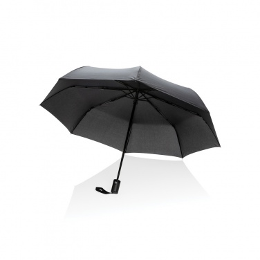 Logo trade promotional giveaways picture of: 21" Impact AWARE™ RPET 190T auto open/close umbrella