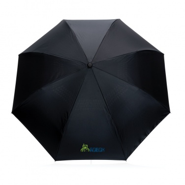 Logo trade promotional merchandise image of: 23" Impact AWARE™ RPET 190T reversible umbrella