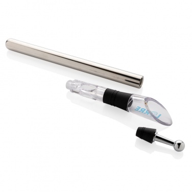 Logo trade promotional giveaways image of: Vino Wine chiller stick