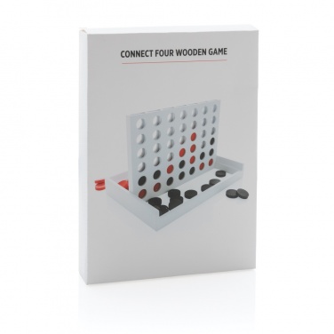 Logo trade business gift photo of: Connect four wooden game