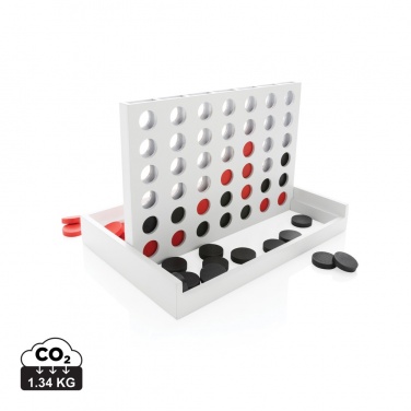 Logo trade business gift photo of: Connect four wooden game