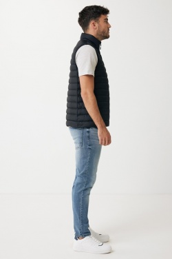 Logo trade business gifts image of: Iqoniq Meru men recycled polyester bodywarmer