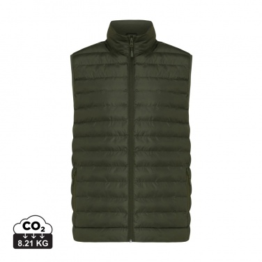 Logo trade corporate gifts image of: Iqoniq Meru men recycled polyester bodywarmer