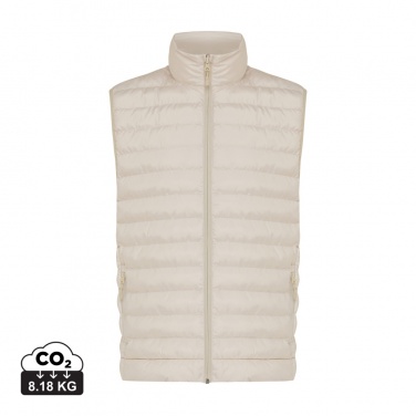Logo trade promotional merchandise photo of: Iqoniq Meru men recycled polyester bodywarmer