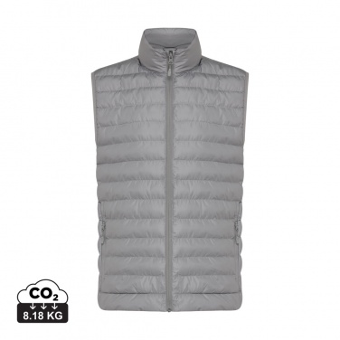 Logo trade promotional merchandise image of: Iqoniq Meru men recycled polyester bodywarmer