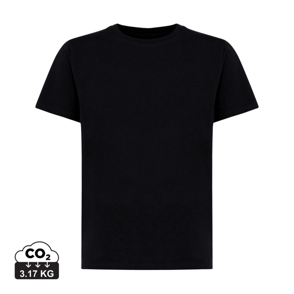 Logo trade promotional item photo of: Iqoniq Koli kids lightweight recycled cotton t-shirt