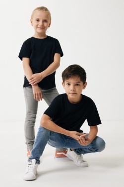 Logo trade corporate gift photo of: Iqoniq Koli kids lightweight recycled cotton t-shirt