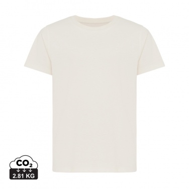 Logo trade promotional item photo of: Iqoniq Koli kids lightweight recycled cotton t-shirt