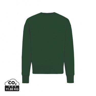 Logo trade promotional merchandise image of: Iqoniq Kruger relaxed recycled cotton crew neck