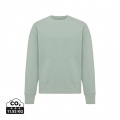 Iqoniq Kruger relaxed recycled cotton crew neck, iceberg green