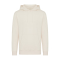 Iqoniq Rila lightweight recycled cotton hoodie, natural raw