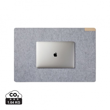 Logotrade promotional merchandise image of: VINGA Albon GRS recycled felt desk pad