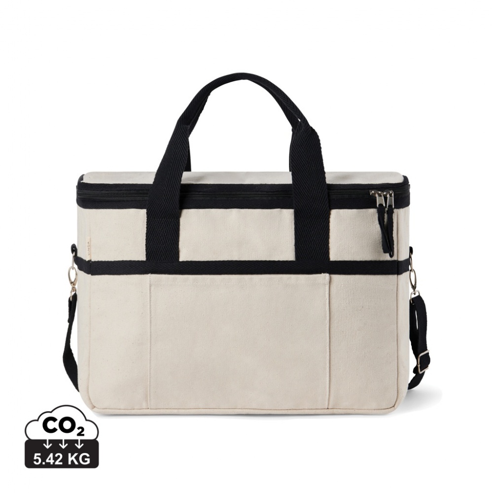 Logotrade promotional giveaways photo of: VINGA Volonne AWARE™ recycled canvas cooler basket