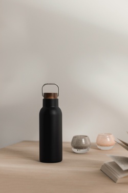Logo trade promotional item photo of: VINGA Ciro RCS recycled vacuum bottle 580ml