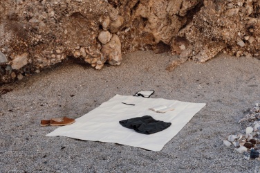 Logotrade promotional merchandise image of: VINGA Volonne AWARE™ recycled canvas picnic blanket