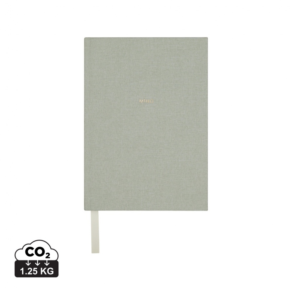 Logo trade advertising products picture of: VINGA Mind GRS recycled paper journal