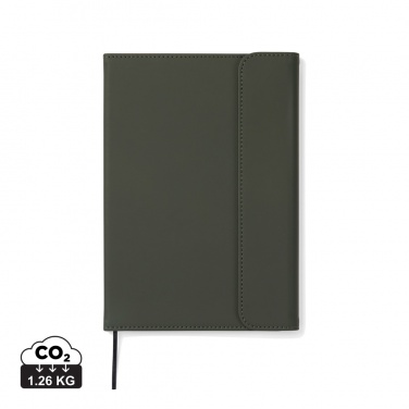 Logo trade promotional item photo of: VINGA Baltimore GRS certified paper & PU notebook