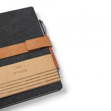 Logo trade promotional giveaway photo of: VINGA Bosler RCS recycled paper notebook