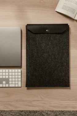Logo trade advertising products picture of: VINGA Albon GRS recycled felt 17" laptop sleeve