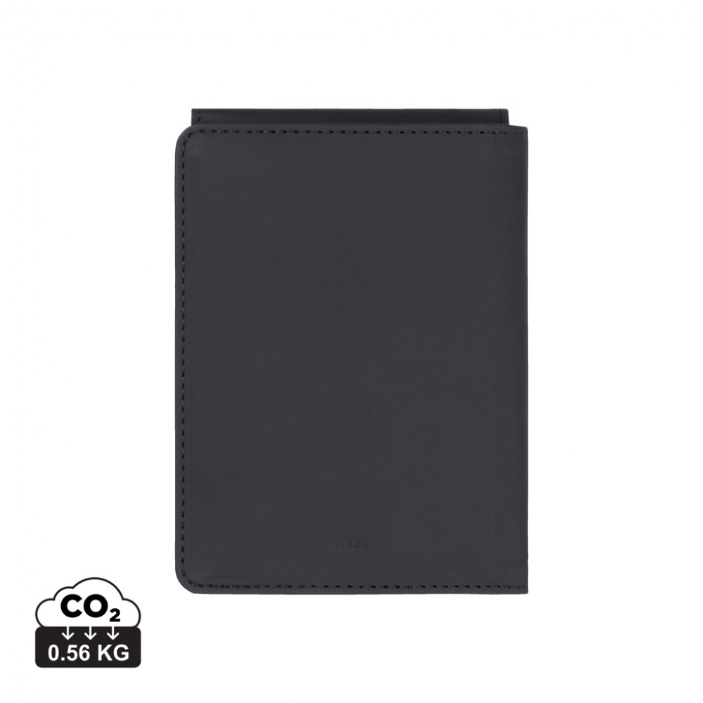 Logo trade promotional items picture of: VINGA Baltimore RCS recycled polyester RFID passport cover