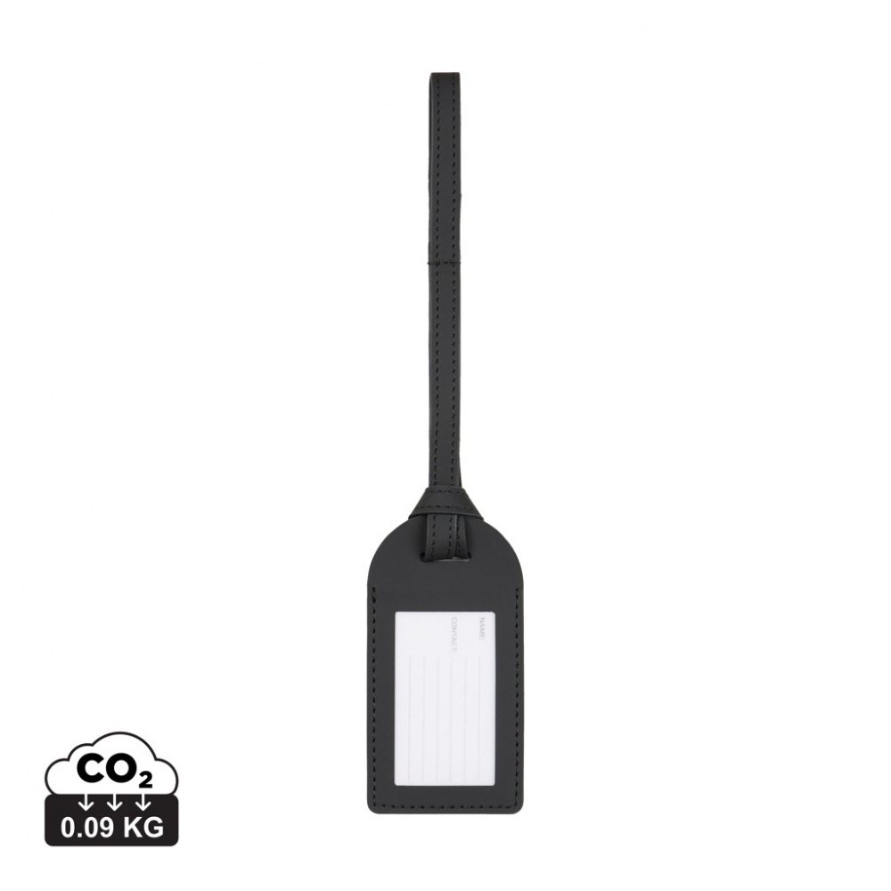 Logo trade promotional giveaways image of: VINGA Baltimore RCS recycled polyester luggage tag