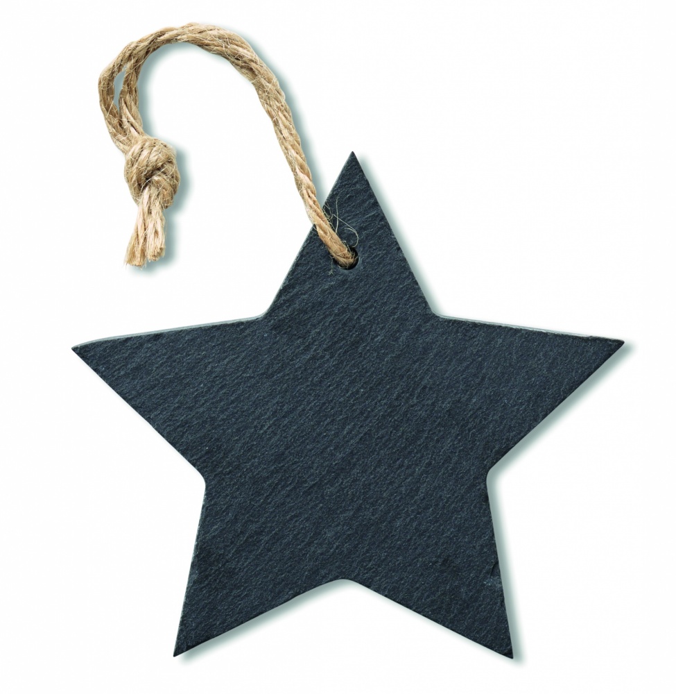 Logotrade promotional product picture of: Slate xmas hanger star