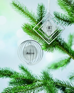 Logo trade corporate gifts picture of: Circle decoration with ribbon