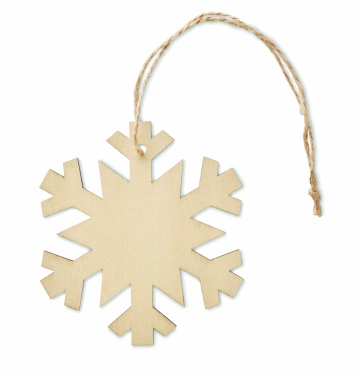 Logotrade advertising product picture of: Snowflake Tree hanger