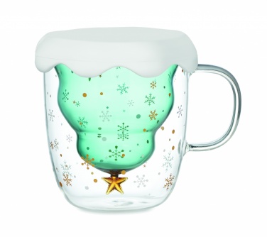 Logotrade promotional giveaway image of: Double wall borosilicate mug