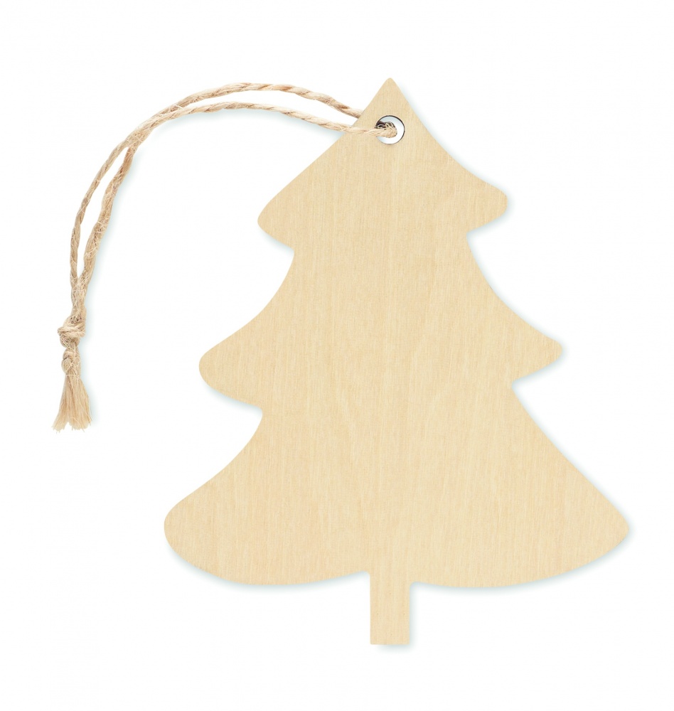 Logo trade promotional item photo of: Christmas ornament tree