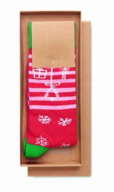 Logo trade promotional items image of: Pair of Christmas socks L