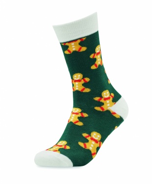 Logo trade promotional giveaways picture of: Pair of Christmas socks L