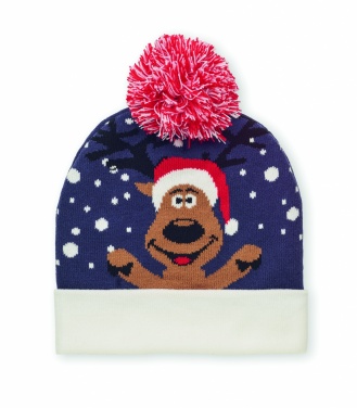 Logo trade advertising products image of: Christmas knitted beanie