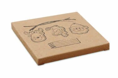 Logotrade promotional items photo of: Drawing wooden ornaments set