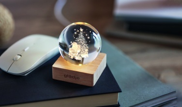 Logo trade promotional items picture of: Christmas LED crystal ball