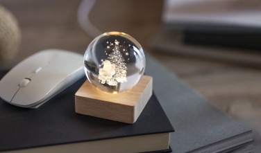 Logo trade promotional products picture of: Christmas LED crystal ball