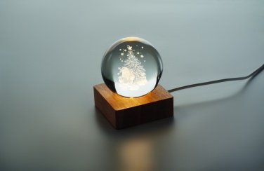 Logotrade corporate gift image of: Christmas LED crystal ball