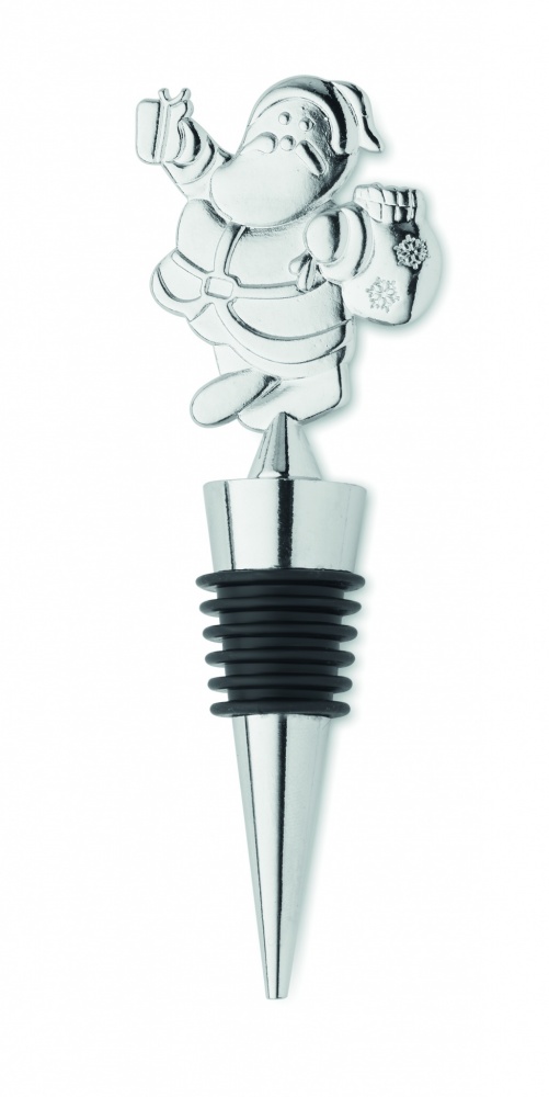 Logo trade corporate gift photo of: Bottle stopper Christmas motif