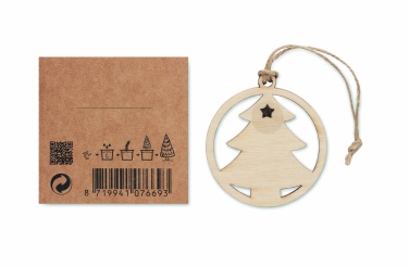 Logotrade promotional product picture of: Wooden tree shape hanger