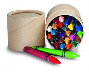 Logo trade corporate gifts image of: 30 wax crayons