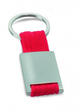 Logotrade promotional items photo of: Metal rectangular key ring Espoo