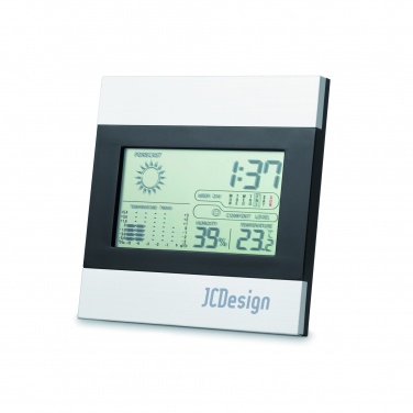 Logotrade promotional gifts photo of: Weather station and clock