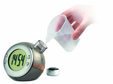 Logotrade promotional merchandise image of: Water powered LCD desk clock