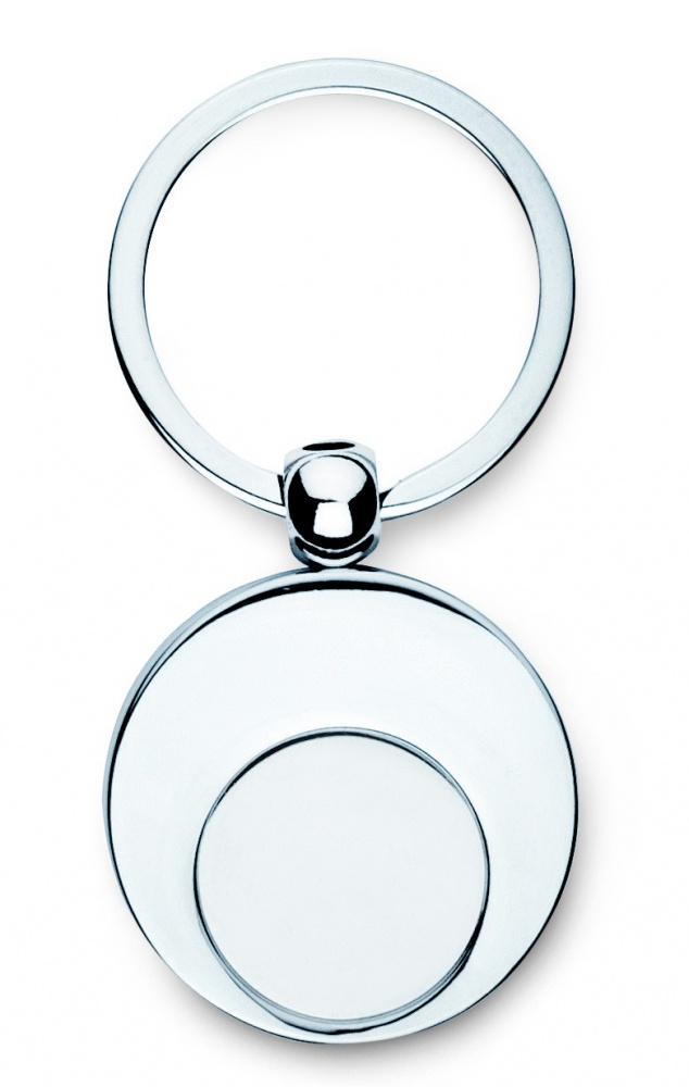 Logotrade promotional giveaway image of: Metal key ring with token Tampere