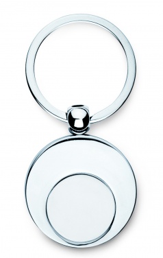 Logotrade advertising product image of: Metal key ring with token Tampere