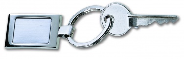 Logo trade promotional giveaways image of: Metal key ring Turku